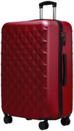 ROWEX Large family travel case with TSA lock, crystal burgundy - Suitcase