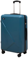 ROWEX Large family travel case with TSA lock, envelope dark green - Suitcase