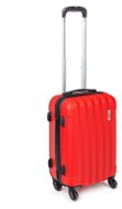 PRETTY UP Kufr plastový na kolečkách, malý - 20", červený - Cestovní kufr