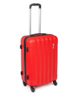 PRETTY UP Kufr plastový na kolečkách, střední - 24", červený - Cestovní kufr