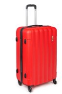 PRETTY UP Kufr plastový na kolečkách, velký - 28", červený - Cestovní kufr