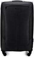 SOLIER STL1801 black soft M - Suitcase
