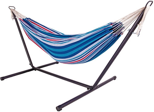 Lex MC4381 Rocking hammock for two with steel stand HQ - Hammock - Main image