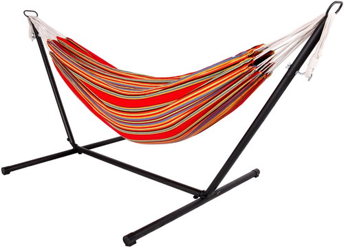 Lex MC4386 Double hammock with steel stand HQ - Hammock - Main image