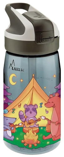 Laken Summit tritan 450 ml animal camping - Children's Water Bottle - Main image
