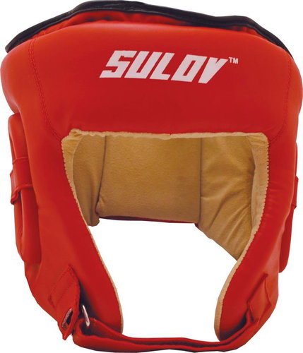 SULOV Open head protector DX, size 1.5 mm L, red - Sparring Helmet - Main image