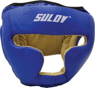SULOV Closed head protector, leather, sized. M, blue - Sparring Helmet