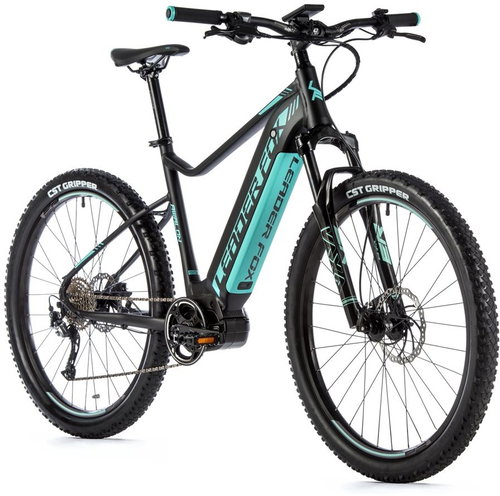 Leader Fox Awalon 27,5 ", black mat / light green 16" size S - Electric Bike - Main image