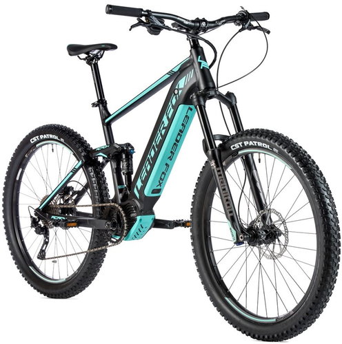 Leader Fox Acron 27,5 "black mat / light green 17,5" size M - Electric Bike - Main image