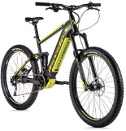 Leader Fox Acron 27.5", Matte Black/Yellow, 16", size S - Electric Bike