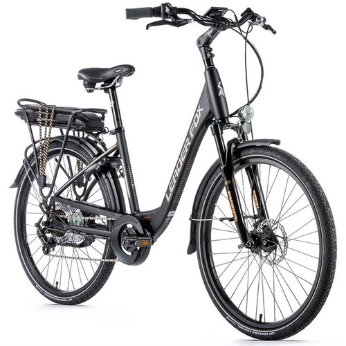 Leader Fox Lotus 26" Black Matte/Gold 18" Size M - Electric Bike - Main image