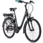 Leader Fox Latona 26", Matte Black/Light Green, 16.5", size S - Electric Bike