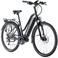 Leader Fox Lucas 28", Women's, Matte Black/Grey, 20", size L - Electric Bike