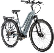 Leader Fox Lucas 28 "women's gray mat / white 18" size M - Electric Bike