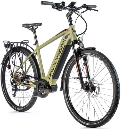Leader Fox Lucas 28 "men's army green / black 17.5" size M - Electric Bike - Main image