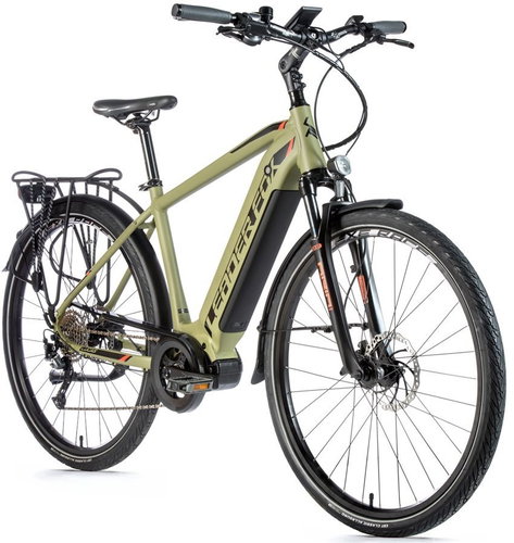Leader Fox Lucas 28 "men's army green / black 19" size L - Electric Bike - Main image