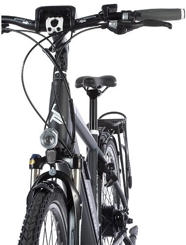 Vélo électrique LEADER FOX SANDY Homme 540 Wh 100 kms Noir/bleu