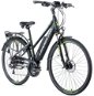 Leaderfox Sandy 28" matt fekete/zöld 20" - L-es méret - Elektromos kerékpár