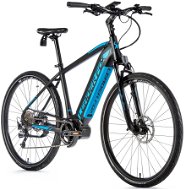 Leader Fox Bend 28 &quot;matt black / blue - Electric Bike