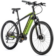 Leader Fox Bend 28 "matt black / green 17.5" size M - Electric Bike