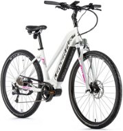Leader Fox Bend 28" fehér matt / rózsaszín - Elektromos kerékpár