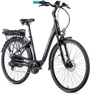 Leader Fox Inductor 28", Matte Black/Light Green, size M - Electric Bike