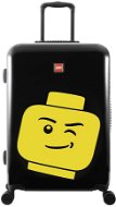 LEGO Luggage ColourBox Minifigure Head 24" - Černý - Cestovní kufr