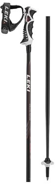 Leki Speed S Airfoil, Black-Anthracite-White-Red, 125cm - Ski Poles - Main image