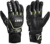 Leki Gloves Worldcup Race Coach Gloves with GTX black-yellow size 10 - Gloves