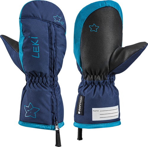 Leki gloves Glove Little Snow Mitt navy size 5 - Gloves - Main image
