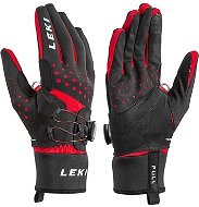 Leki Nordic Tune Shark Boa® black-red size 6 - Cross-Country Ski Gloves