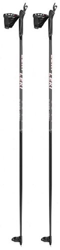 Leki XTA Track, Black-Anthracite-White-Red, 135cm - Running Poles - Main image