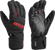 Leki Space GTX, Black-Red, size 8.5 - Ski Gloves