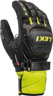 Leki Worldcup Race Coach Flex S GTX, black-ice lemon, size 9,5 - Ski Gloves