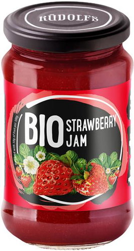 Rudolfs Organic Strawberry jam 400 g - Jam - Main image