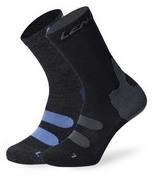 LENZ Outdoor 1.0 grey-blue/black-grey-0 size 35-38 - Socks