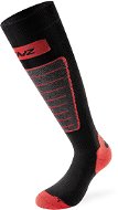 Lenz Skiing 1.0 10 black / gray / red size 39-41 - Ski socks
