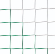 LEÓN DE ORO Football A11 M100 football net white - green - Goal Net