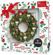 Leros Bylinný adventní kalendář věnec, 24 sáčků - Advent Calendar