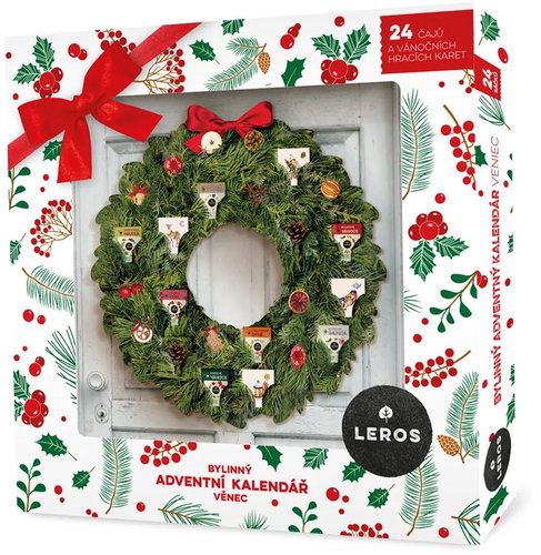 Leros Bylinný adventní kalendář věnec, 24 sáčků - Advent Calendar - Main image