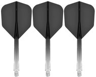 Mission Force 90 - Gradient - Standard No6 - Medium - Black F4478 - Dart Flights