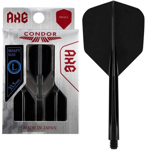 Condor AXE - Small - Long - Black CN228 - Dart Flights - Main image