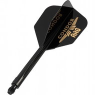 Condor AXE Logo - Small - Long - Black & Gold CN252 - Dart Flights
