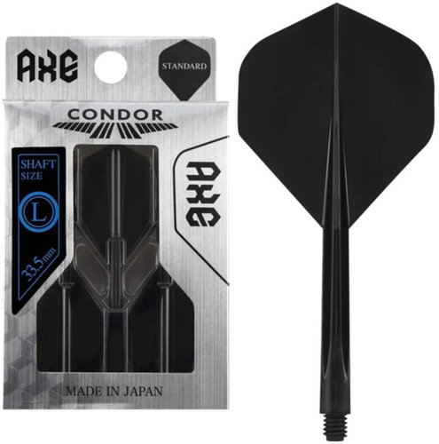 Condor AXE - Standard - Long - Black CN194 - Dart Flights - Main image