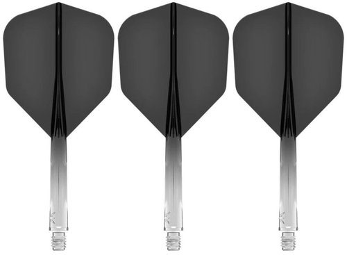Mission Force 90 - Gradient - Standard No6 - Midi - Black F4479 - Dart Flights - Main image