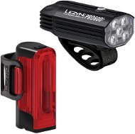 Lezyne Fusion Drive Pro 600+ / Strip Drive 300+ Pair Satin Black / Black - Kerékpár lámpa