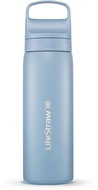 LifeStraw Go 2.0 Stainless Steel Water Filter Bottle, 18 oz, Icelandic Blue - Water Filter Bottle