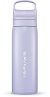 LifeStraw Go 2.0 Stainless Steel Water Filter Bottle, 18 oz, Provencal Purple - Water Filter Bottle