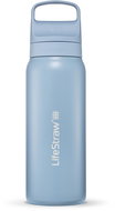 LifeStraw Go 2.0 Stainless Steel Water Filter Bottle, 24 oz, Icelandic Blue - Water Filter Bottle
