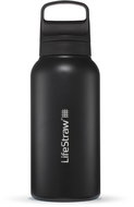 LifeStraw Go 2.0 stainless steel filter water bottle, 1 l, black - Water Filter Bottle